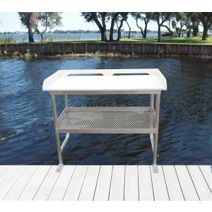 50" Deluxe Fish Cleaning Station - 2 Leg Construction