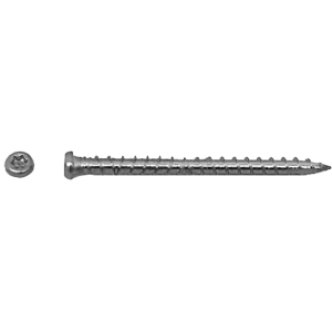 Muro #10 x 3" Shroomless Composite Deck Screws, 305 Stainless, T-20 Torx Drive (900 pieces)