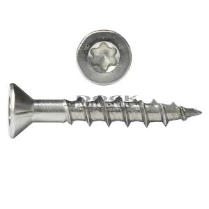 #10 x 3" Deck Screws Square Drive 316 Marine Stainless Steel Qty 500